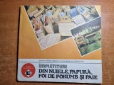 Impletituri din nuiele,papura,foi de porumb si paie - din anul 1988