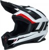 Casca Atv/Cross Ufo Plast Quiver Ontake, culoare alb/negru, S Cod Produs: MX_NEW HE122S