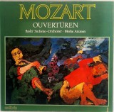 Mozart / Basler Sinfonie-Orchester, Moshe Atzmon &lrm;&ndash; Ouvert&uuml;ren [ vinil, LP ] muzica clasica NM / NM Ex Libris, Elvetia
