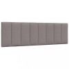 VidaXL Pernă pentru tăblie de pat, gri taupe, 160 cm, material textil 4019174