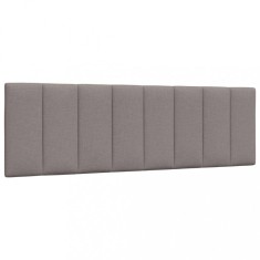 vidaXL Pernă pentru tăblie de pat, Hanko, gri taupe, 160 cm, material textil 4019174