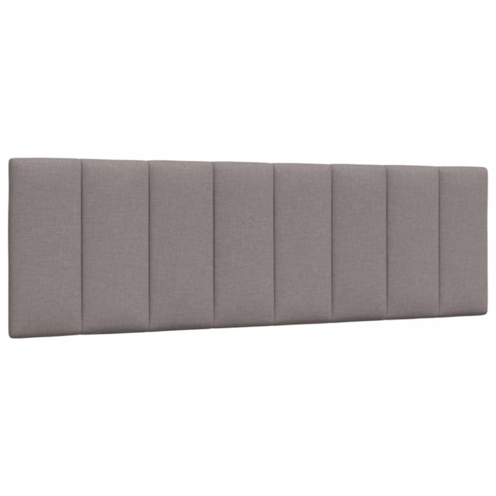 vidaXL Pernă pentru tăblie de pat, gri taupe, 160 cm, material textil 4019174