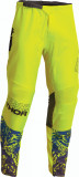 Pantaloni motocross/enduro Thor Sector Atlas, culoare galben fluo/albastru, mari Cod Produs: MX_NEW 290110123PE