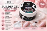 Gel constructie unghii Smart, autonivelant, Global Fashion, 15 g, milk