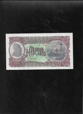 Rar! Albania 1000 leke 1957 seria183891 unc foto