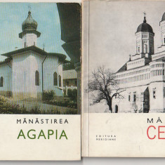LOT 3 CARTI MANASTIRI DIN MOLDOVA : AGAPIA , VORONET , ZAMCA