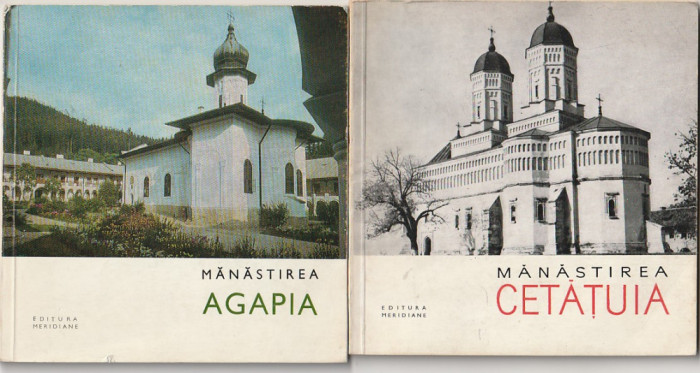 LOT 3 CARTI MANASTIRI DIN MOLDOVA : AGAPIA , VORONET , ZAMCA