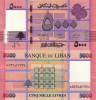 Bancnota Liban 5000 Livres 2021 UNC - Necirculata