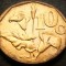 Moneda 10 CENTI - AFRICA de SUD, anul 1991 *cod 3574