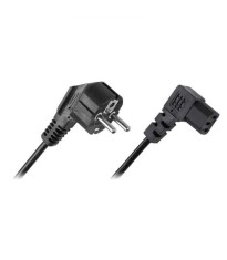 Cablu alimentare PC 1.5m conectori la 90 grade Cabletech foto