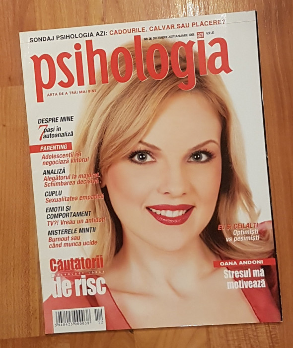 Revista Psihologia azi nr. 26: Decembrie 2007 - Ianuarie 2008