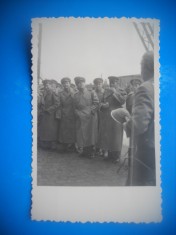HOPCT 406 Y OFITERI MILITARI ROMANIA -FOTOGRAFIE VECHE TIP CP