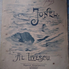 Partitură veche IONEL - muzica Al. Livescu