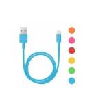 Cablu de date pentru iPhone 5 iPhone 6 invelis textil diferite, Delight