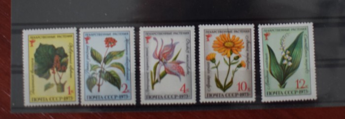 TS24/01 Timbre CCCP - Nestampilat - Flori