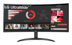 Monitor LG 34&quot; 34WR50QK-B.AEU, Curvature: 1800R, Diagonal (inch): 34, Diagonal