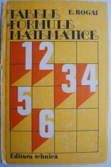Tabele si formule matematice &ndash; E. Rogai