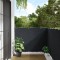 Gossi paravan de balcon, antracit, 400x120 cm, pvc