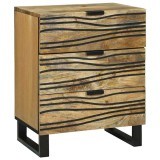 VidaXL Dulap de noapte Maro 50 x 33 x 60 cm Lemn masiv de mango