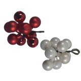 Cumpara ieftin Globuri - Baubles On Wire - White, Red - mai multe culori | Kaemingk