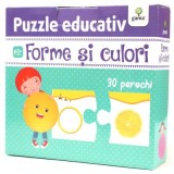 Puzzle educativ. Forme si culori