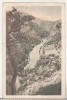 Bnk cp Valea Oltului - Vedere - uzata 1961 - marca fixa, Circulata, Printata, Valcea