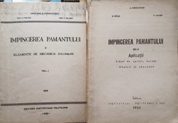IMPINGEREA PAMANTULUI VOL.1-2 ELEMENTE DE MECANICA SOLURILOR; APLICATII, ZIDURI DE SPRIJIN, BARAJE. CHEIURI-248031