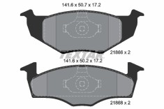 TEXTAR 2186602 Q+ set placute frana,frana disc