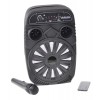 Boxa portabila elSales QS-2605 cu Bluetooth, USB, cititor card, microfon, telecomanda, lumini party, difuzor