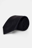BOSS cravata de matase culoarea negru, 50480283