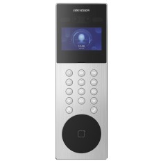 Post exterior videointerfon IP Hikvision DS-KD9203-ME6, recunoastere faciala,