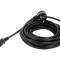 Cablu 3x1mm2 CEE 7/7 ştecăr &icirc;n unghi IEC C13 mamă PVC SAVIO