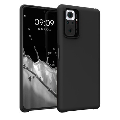 Husa pentru Xiaomi Redmi Note 10 Pro, Silicon, Negru, 54553.01, kwmobile foto