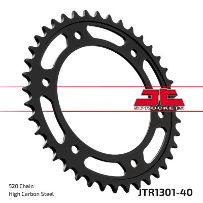 MBS Pinion spate Z40 520, negru, Cod Produs: JTR130140 foto