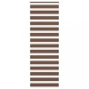 VidaXL Jaluzea tip zebra maro lățime țesătură 85,9 cm poliester