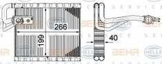 Vaporizator / Evaporator aer conditionat PEUGEOT 307 Estate (3E) (2002 - 2016) HELLA 8FV 351 331-491 foto