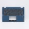 Carcasa superioara cu tastatura palmrest Laptop, Lenovo, IdeaPad Flex 5-14ALC05 Type 82HU, 5CB0Y85615, Fingerprint, Abyss Blue, iluminata, layout US