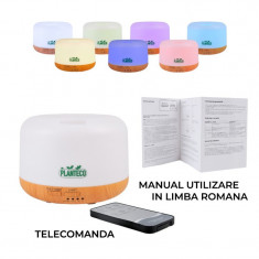 Difuzor Aromaterapie cu telecomanda,300 ml,Planteco foto