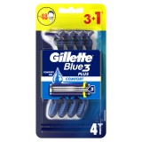 Set aparate de ras de unica folosinta Blue3, 4 bucati, Gillette