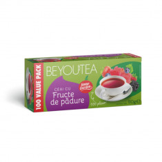 Cutie 100 Plicuri Ceai cu Fructe de Padure BEYOUTEA, Ceai cu Fructe de Padure, Pliculete de Ceai, Pliculete Ceai Fructe de Padure, Ceai Fructe de Padu