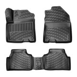 Cumpara ieftin Covorase Auto Cauciuc Umbrella Hyundai Kona Electric 2017- Dedicate, Impermeabile, Negre