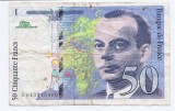 Franta 50 Francs 1997 - Antoine Marie Roger de Saint-Exup&eacute;ry, P-175A - circulata