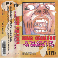 Casetă audio King Crimson – In The Court Of The Crimson King