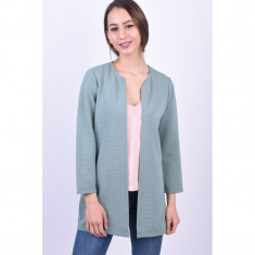 Cardigan Lung Deschis Only Leco 7/8 Chinois Green foto