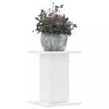 vidaXL Suporturi de plante, 2 buc., alb, 30x30x40 cm, lemn prelucrat