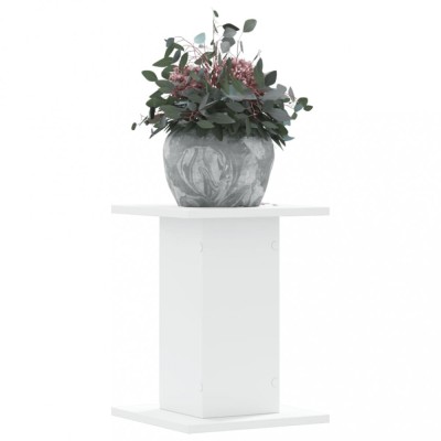 Gossi suporturi de plante, 2 buc., alb, 30x30x40 cm, lemn prelucrat foto