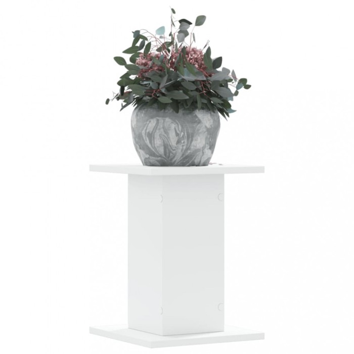 Gossi suporturi de plante, 2 buc., alb, 30x30x40 cm, lemn prelucrat