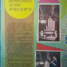 1986 Reclama Aspiratoarele de praf AP 20 S si AP 10 comunism 24x16 epoca aur