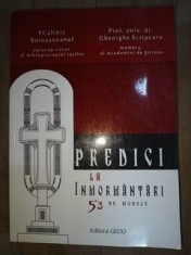 Predici la inmormantari. 53 de modele- Calinic Botosaneanul, Gh.Scripcaru foto