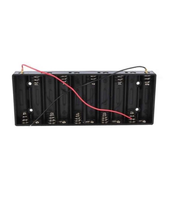Suport baterii AA R6 x10buc cu terminale cablu COMF BH-3101A